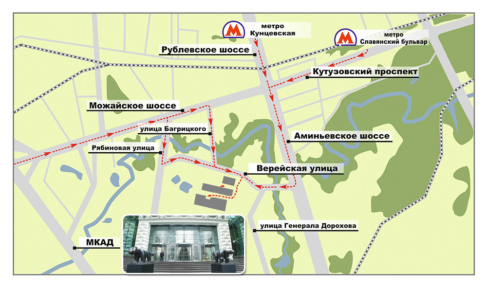 Улицы метро кунцевская